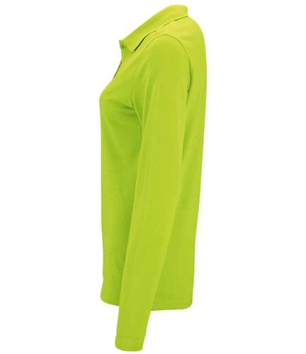 SOLS Lds Perfect L/S Polo - Apple Green - L